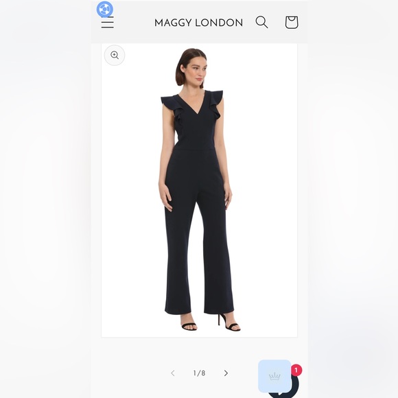 Donna Morgan Katia Maggy London Jumpsuit - Picture 5 of 6
